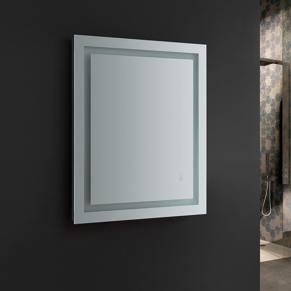 Fresca Santo 36 Wide x 30 Tall Bathroom Mirror w/ LED Lighting and Defogger