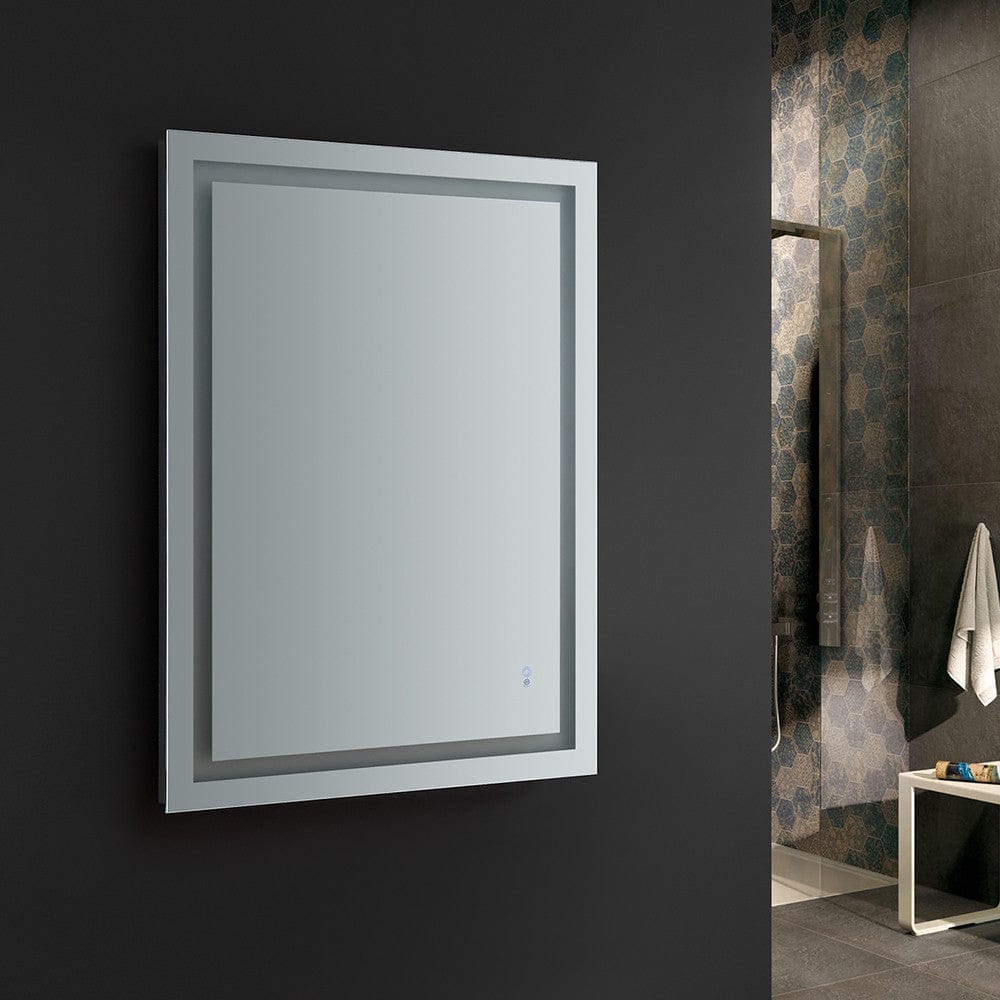 Fresca Santo 48 Wide x 36 Tall Bathroom Mirror w/ LED Lighting and Defogger