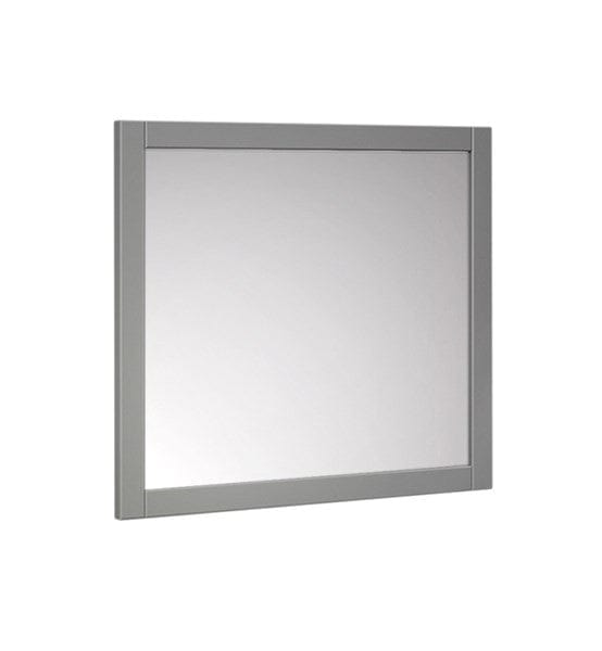 Pair of Fresca Manchester 30 Gray Traditional Bathroom Mirror