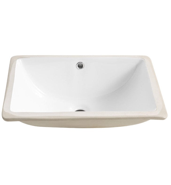 Fresca Allier 19" White Undermount Sinks w/ Countertop
