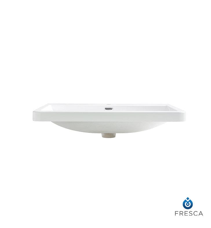 Fresca Milano 32 White Integrated Sink w/ Countertop
