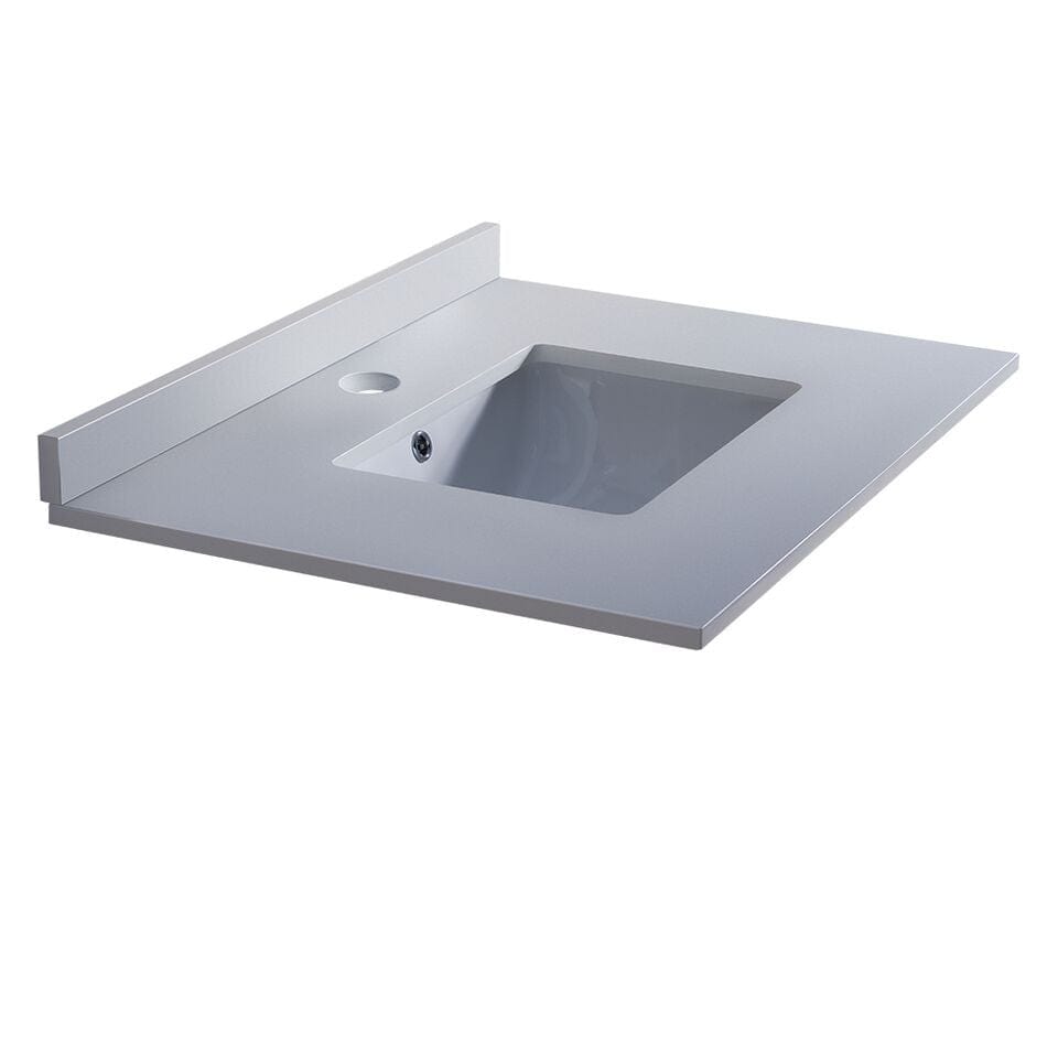 Fresca Oxford 30 White Countertop with Undermount Sink