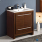 Fresca Allier 30 Wenge Brown Modern Bathroom Cabinet w/ Sink