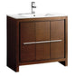 Fresca Allier 36" Wenge Brown Modern Bathroom Cabinet w/ Sink