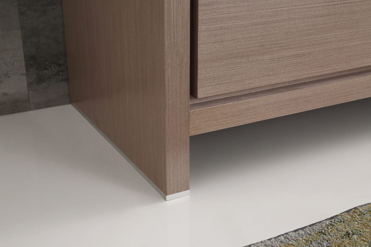 Fresca Vanities Fresca Allier 60 Gray Oak Modern Single Sink Bathroom Vanity w/ Mirror