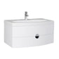 Fresca Energia 36" White Modern Bathroom Cabinet w/ Integrated Sink