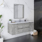 single sink bathroom vanity set in ash