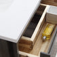 Fresca Formosa 58 Floor Standing Open Bottom Double Sink Modern Bathroom Cabinet | FCB31-241224ACA-FS
