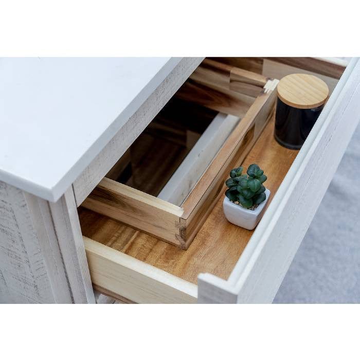 Fresca Vanities Fresca Formosa Modern 72" Rustic White Floor Standing Double Sink Bathroom Vanity