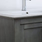Fresca Manchester Regal 30 Gray Wood Veneer Traditional Bathroom Vanity