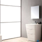 Fresca Milano 26 Glossy White Modern Bathroom Vanity w/ Medicine Cabinet