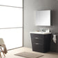 Fresca Milano 32 Chestnut Modern Bathroom Vanity w/ Medicine Cabinet