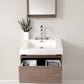 Fresca Potenza Gray Oak Modern Bathroom Vanity w/ Pop Open Drawer