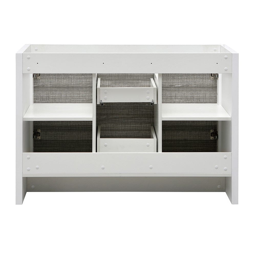 Fresca Vanity Base Cabinets Fresca Allier Rio 48 Ash Gray Double Sink Modern Bathroom Cabinet