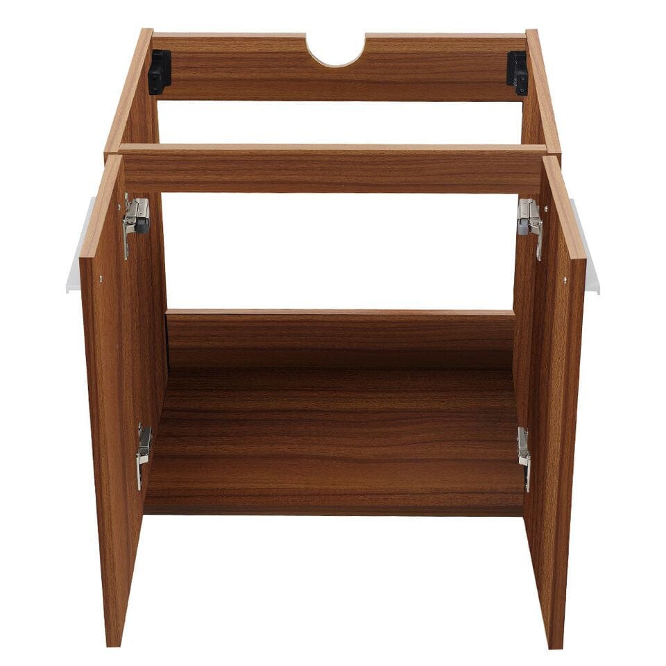 Fresca Vanity Base Cabinets Fresca Alto 23 Teak Modern Bathroom Cabinet