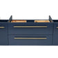 Fresca Lucera Modern 42" Royal Blue Wall Hung Vessel Sink Base Cabinet