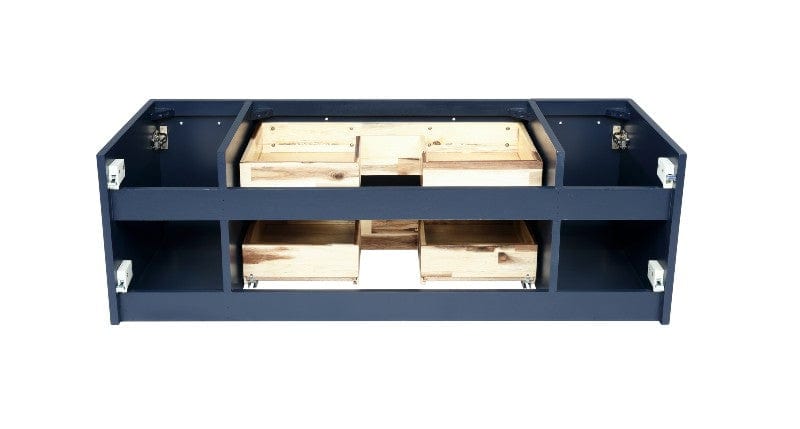 Fresca Lucera Modern 42" Royal Blue Wall Hung Vessel Sink Base Cabinet