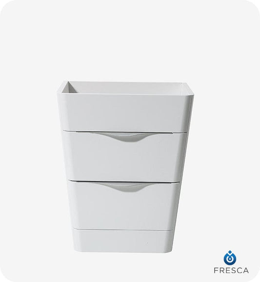 Fresca Milano 26 Glossy White Modern Bathroom Cabinet