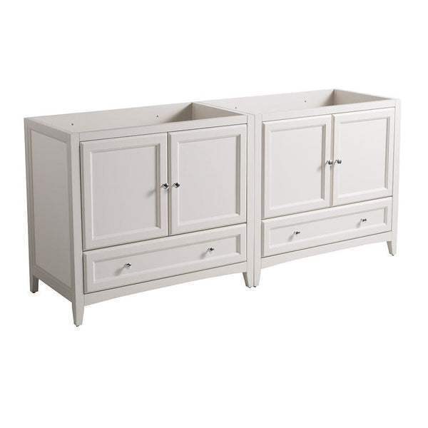 Fresca Oxford 71 Antique White Traditional Double Sink Bathroom Cabinets  - FCB20-3636AW
