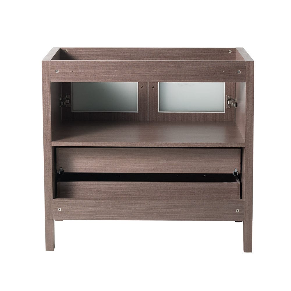 Fresca Vanity Base Cabinets Fresca Torino 36 Gray Oak Modern Bathroom Cabinet