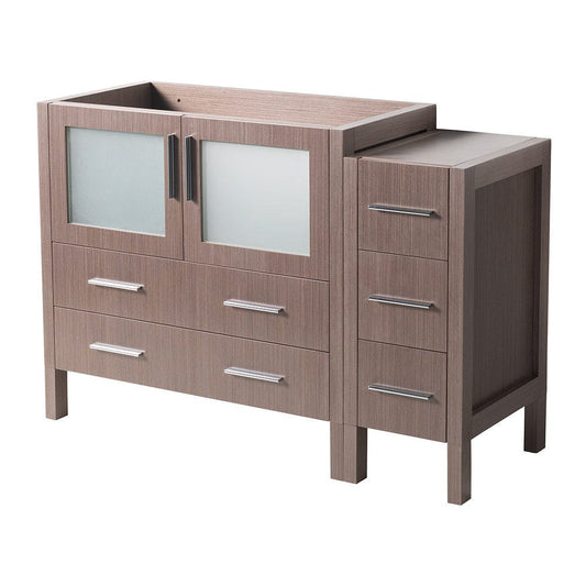 Fresca Torino 48" Gray Oak Modern Bathroom Cabinets  - FCB62-3612GO