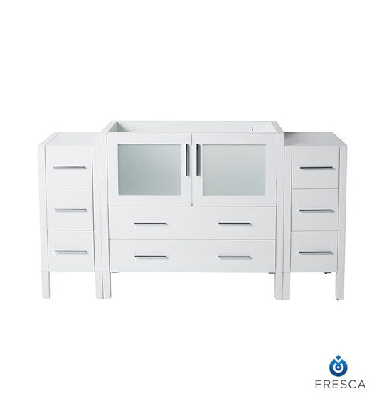Fresca Torino 54 White Modern Bathroom Cabinets