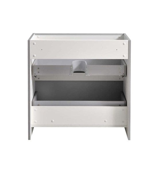 Fresca Vanity Base Cabinets Fresca Tuscany 32" Glossy Gray Free Standing Modern Bathroom Cabinet | FCB9132GRG