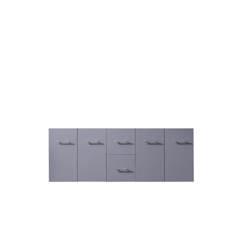 Lexora Vanities Lexora Amelie 60" Dark Grey Vanity Cabinet Only