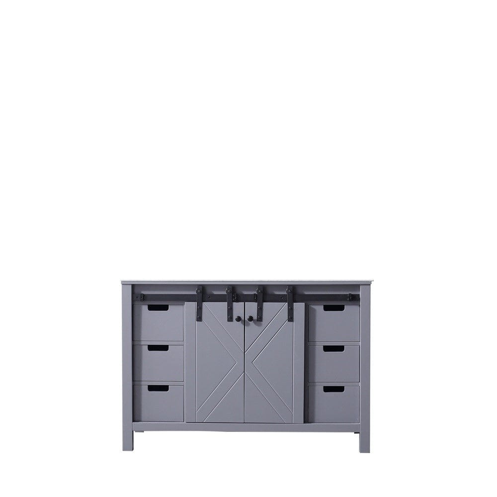 Lexora Vanities Lexora Marsyas 48" Dark Grey Vanity Cabinet Only