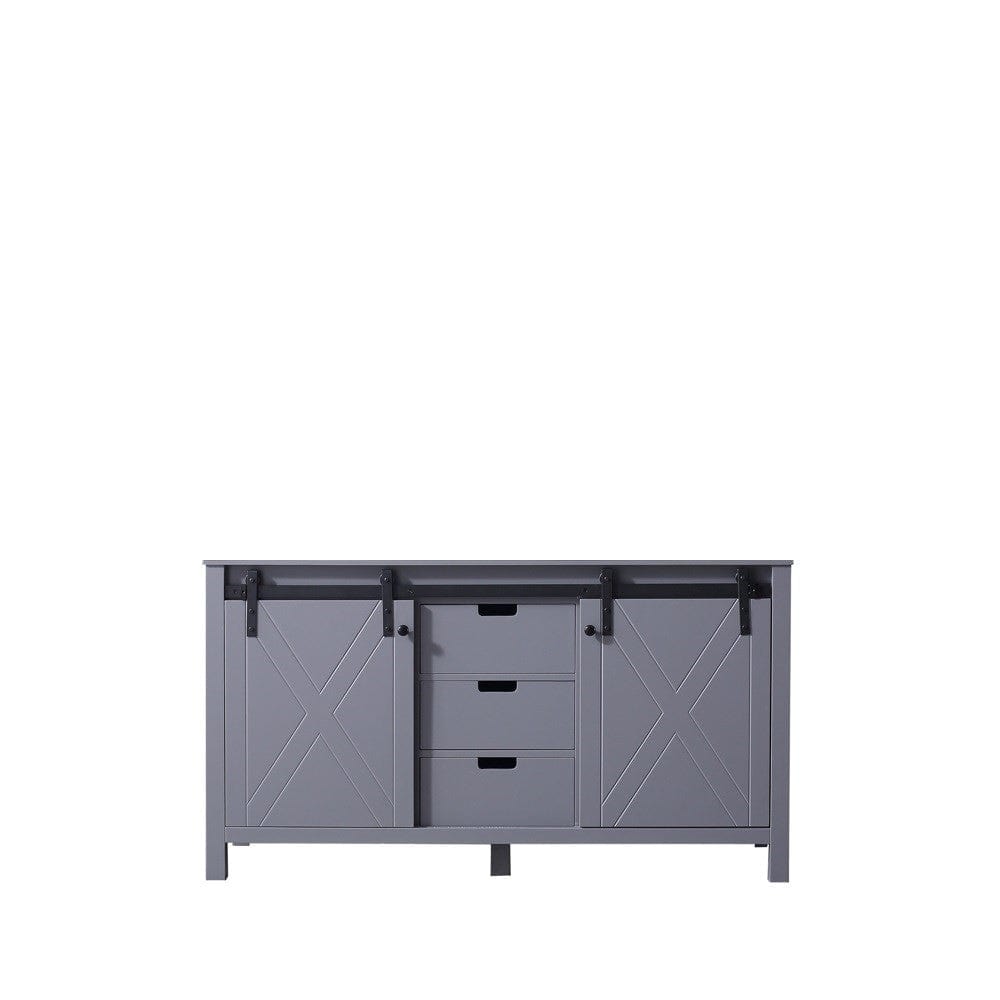 Lexora Vanities Lexora Marsyas 60" Dark Grey Vanity Cabinet Only