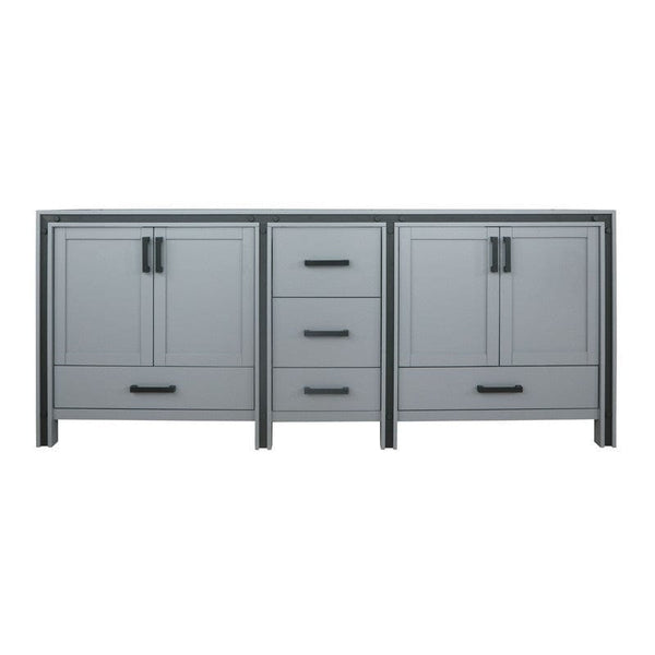 Ziva Transitional Dark Grey 84 Vanity Cabinet Only | LZV352284SB00000