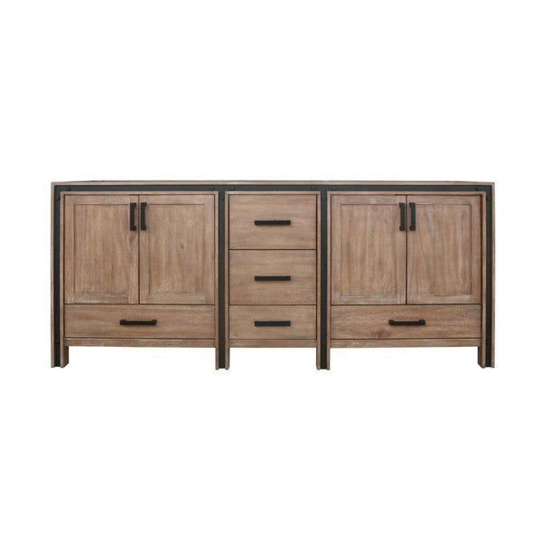 Ziva Transitional Rustic Barnwood 80 Vanity Cabinet Only | LZV352280SN00000