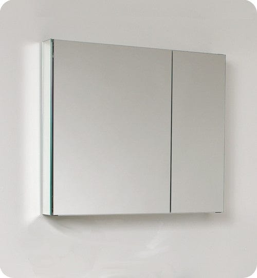 Pair of Fresca 30 Wide Bathroom Medicine Cabinet w/ Mirrors