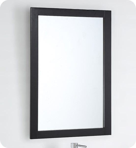 Modern Bath House Mirrors Pair of Fresca Manchester 20" Black Traditional Bathroom Mirror