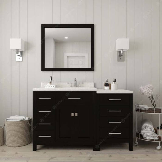 57 inch bathroom vanity