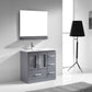Virtu USA Zola 36 Single Bathroom Vanity Set in Grey