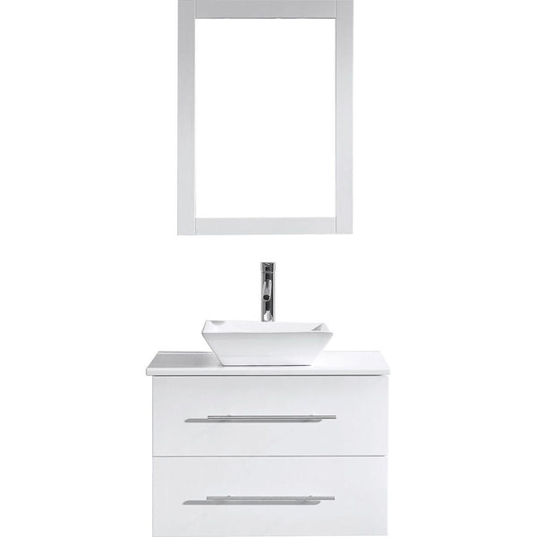 Virtu USA Marsala 29 Single Bathroom Vanity Cabinet Set in White