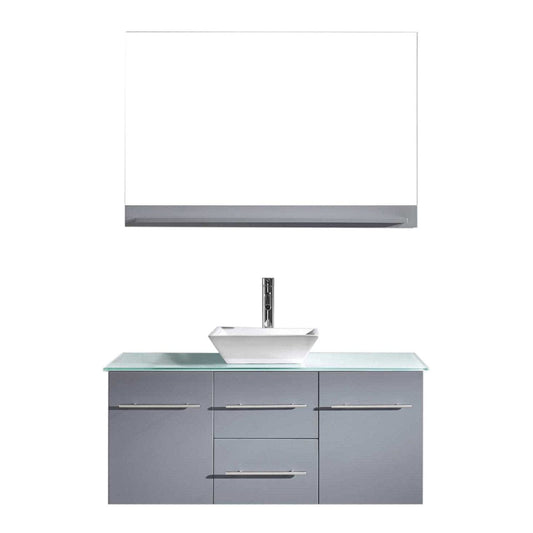 Virtu USA Marsala 47" Single Bathroom Vanity Set in Grey