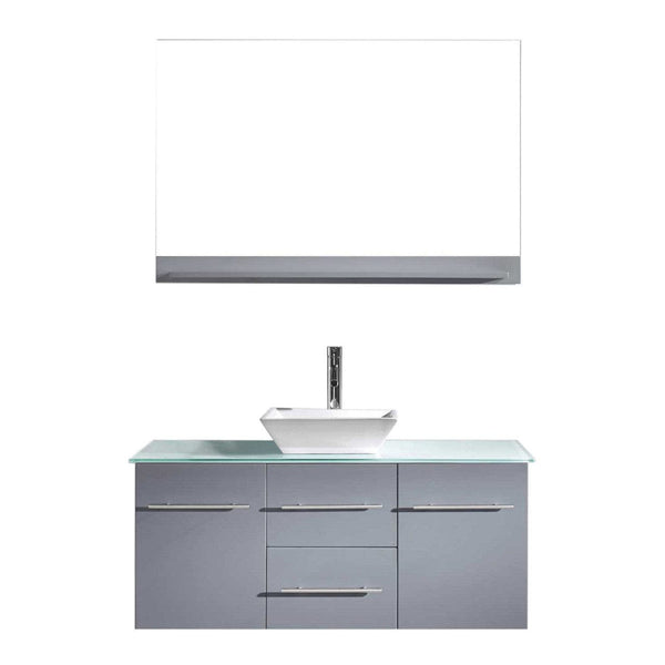 Virtu USA Marsala 47 Single Bathroom Vanity Set in Grey