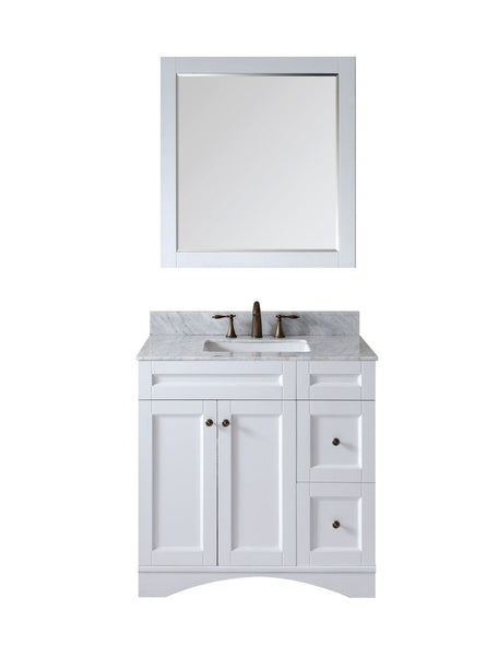 Virtu USA Elise 47 Single Bathroom Vanity Set in White