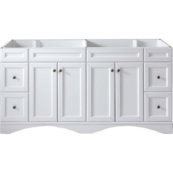 Virtu USA Talisa 71 Double Bathroom Vanity Cabinet in White