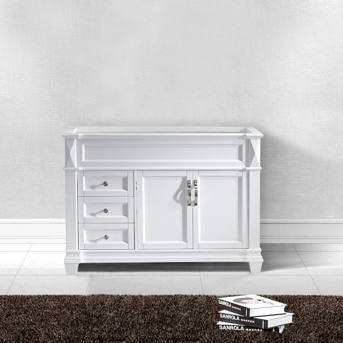 Virtu USA Vanities Virtu USA Victoria 48 Cabinet Only in White