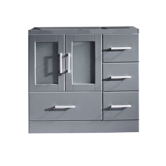 Virtu USA Zola 36" Cabinet Only in Grey