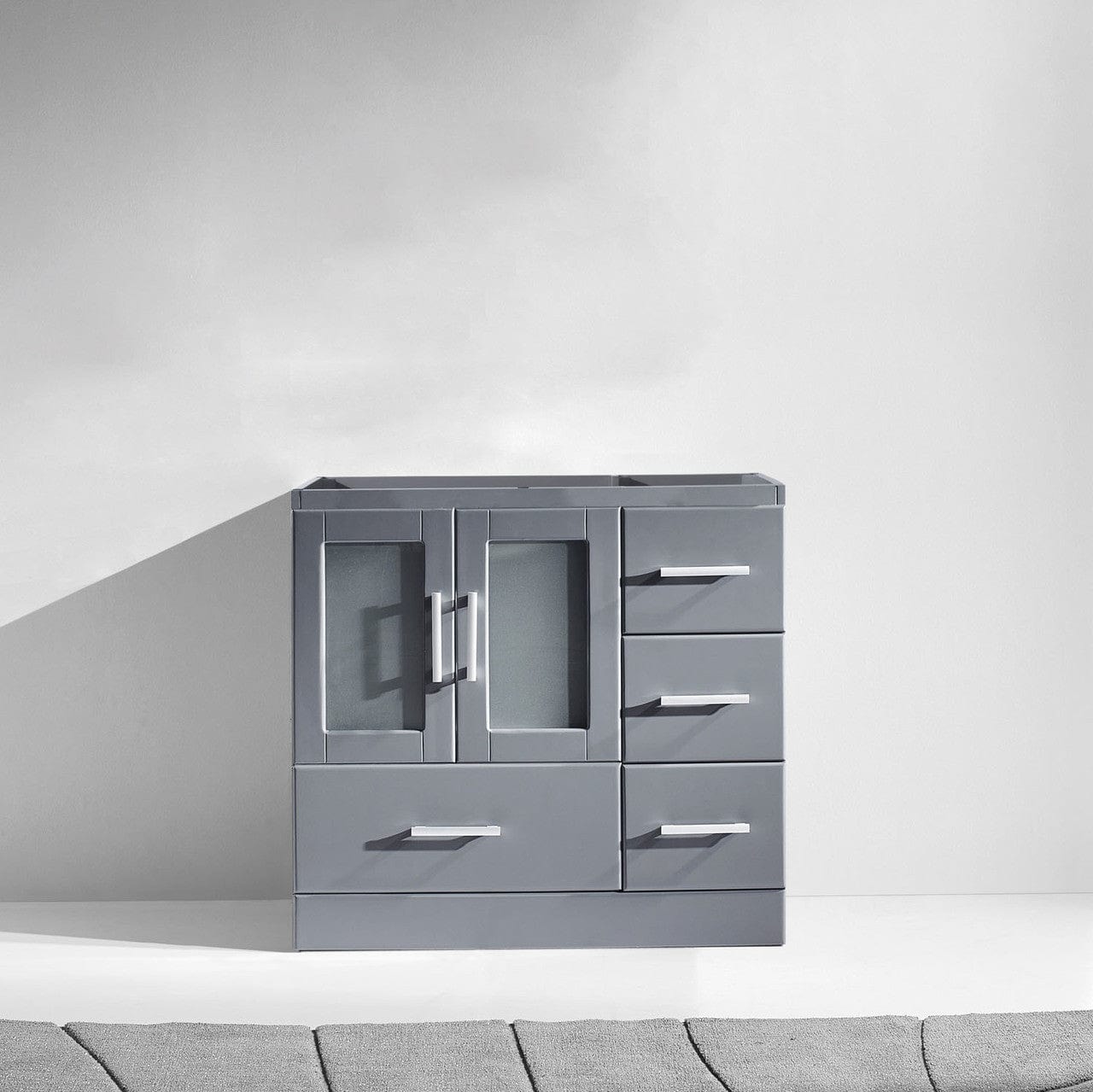 Virtu USA Vanities Virtu USA Zola 36 Cabinet Only in Grey