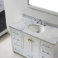 Virtu USA Caroline Avenue 72" Bathroom Vanity Cabinet in White