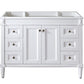 Virtu USA Tiffany 48" Bathroom Vanity Cabinet in White