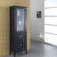 Virtu USA Walton 24 Freestanding Side Storage Cabinet in Espresso