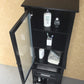 Virtu USA Walton 24 Freestanding Side Storage Cabinet in Espresso