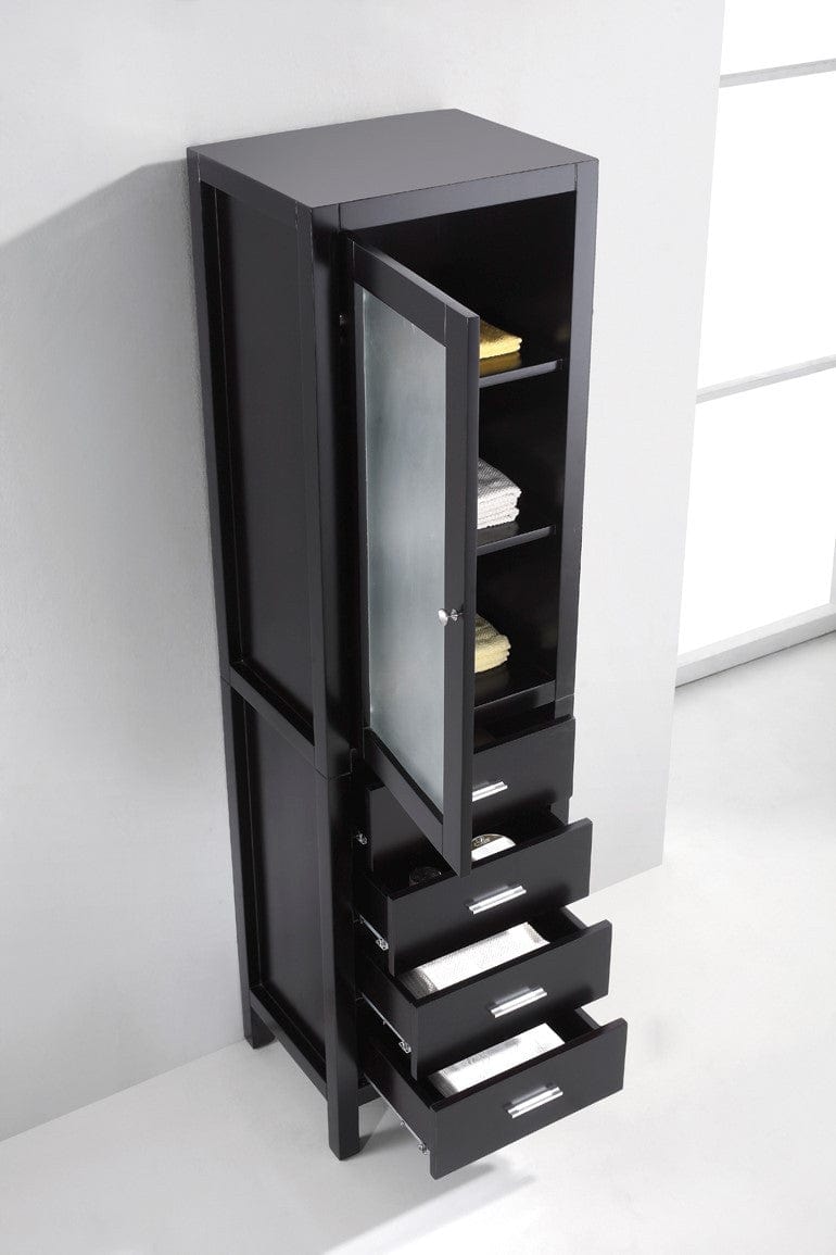 Virtu USA Wellmont 20 Freestanding Side Storage Cabinet in Espresso