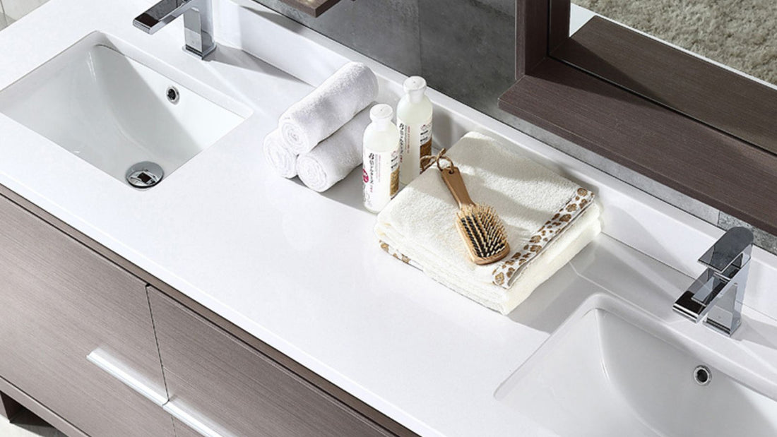 Countertops Material Guide: Top 5 Materials to Top off A Bathroom Vanity